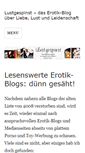 Mobile Screenshot of lustgespinst.de